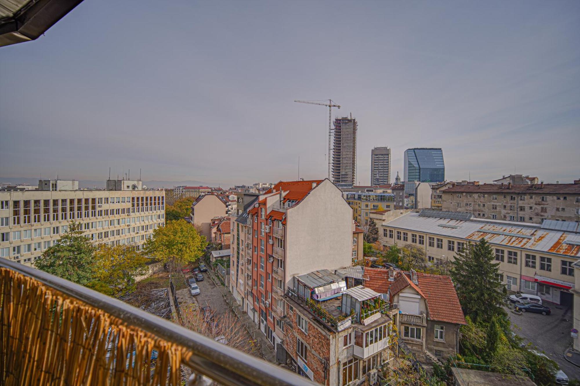 Panoramic Terrace City View Suite In Sofia Center Exteriér fotografie